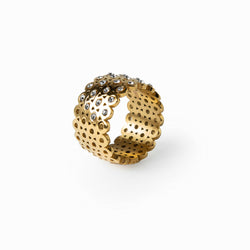 Amalfi Stein-Ring - Gold
